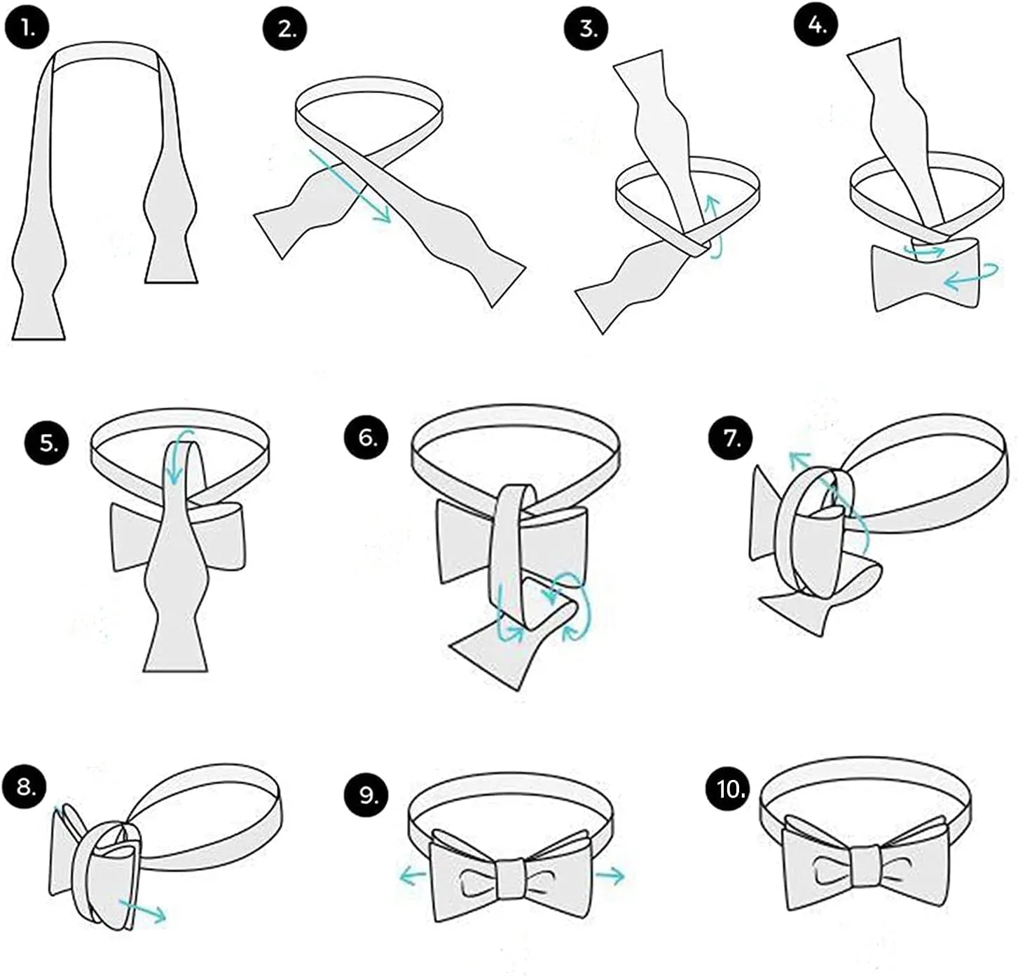 DiBanGu Silk Bow Ties for Men Striped Solid Paisley Self Bowtie and Pocket Square Cufflinks Formal Tuxedo Bowtie Set Wedding
