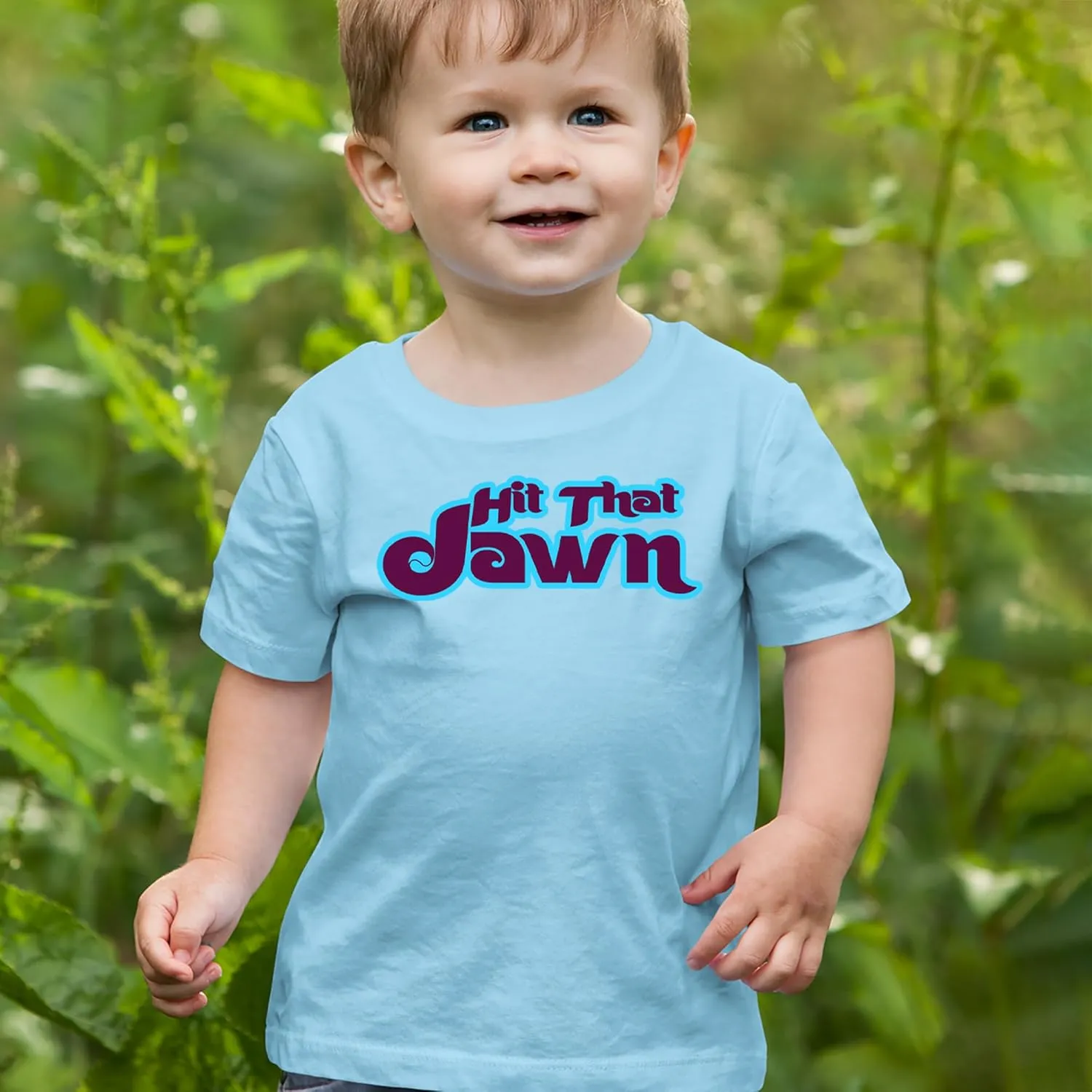 Hit That Jawn Philly Baseball Toddler T-Shirt, Soft Cotton