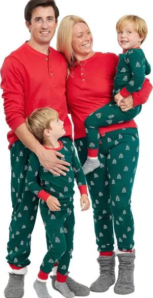 HonestBaby Family Matching Organic Cotton Holiday Pajamas