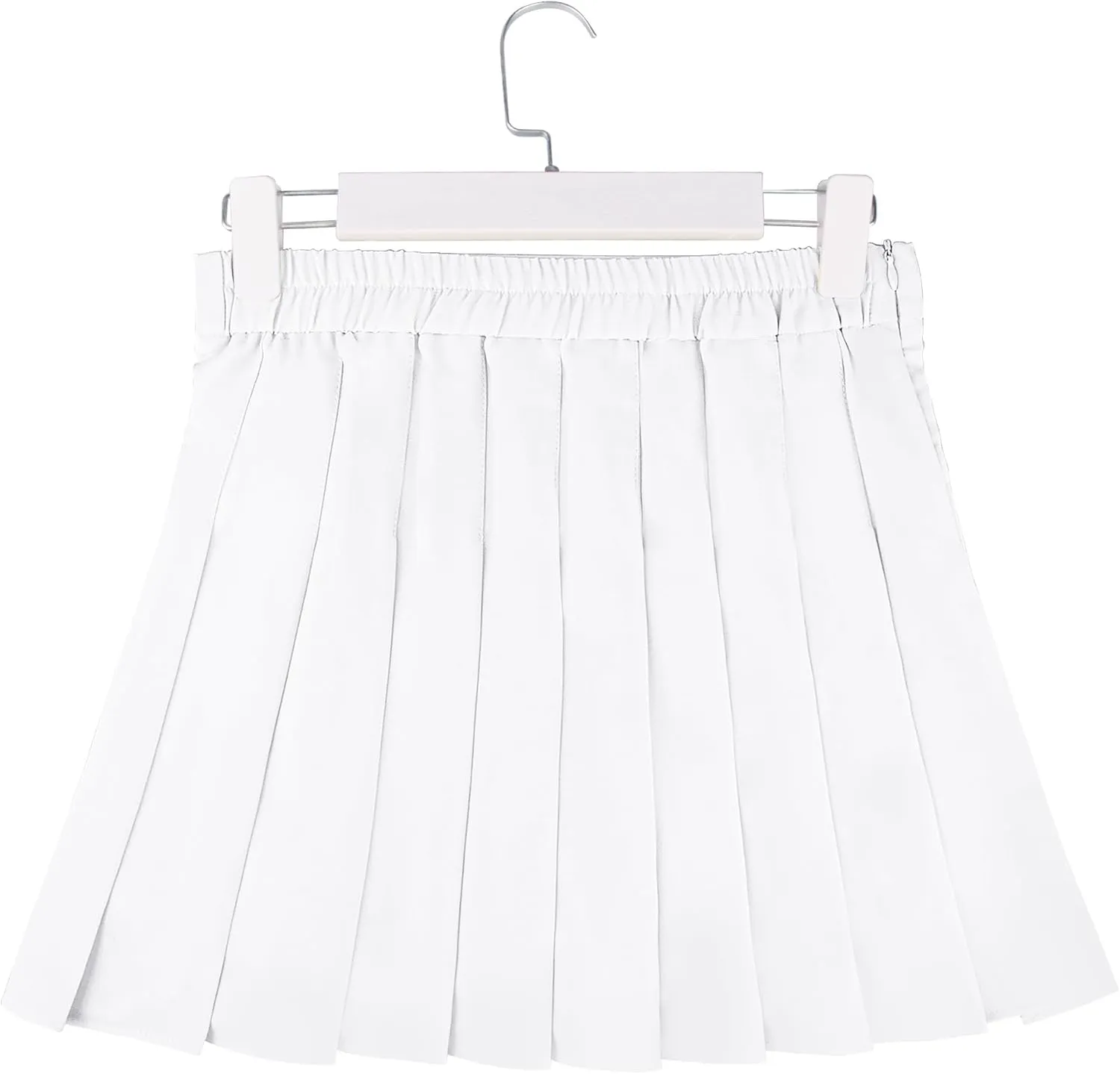 Pleated Skirt for Women Skater Skirt with Shorts Elastic Waist Plus Size Tennis Skirts