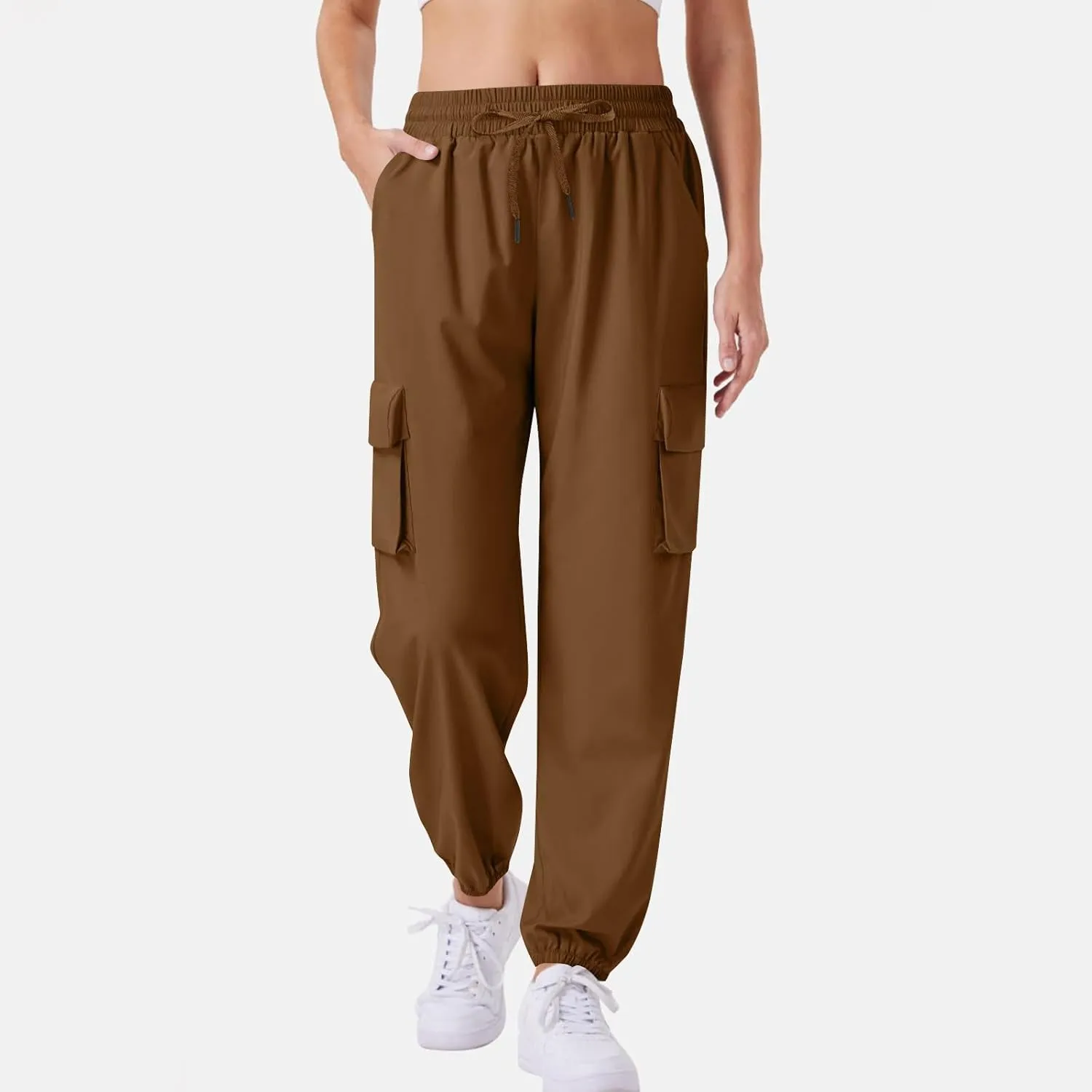 Womens Cargo Pants Lightweight Summer Quick Dry Waterproof Hiking Pant Casual Outdoor Athletic Joggers with Pockets